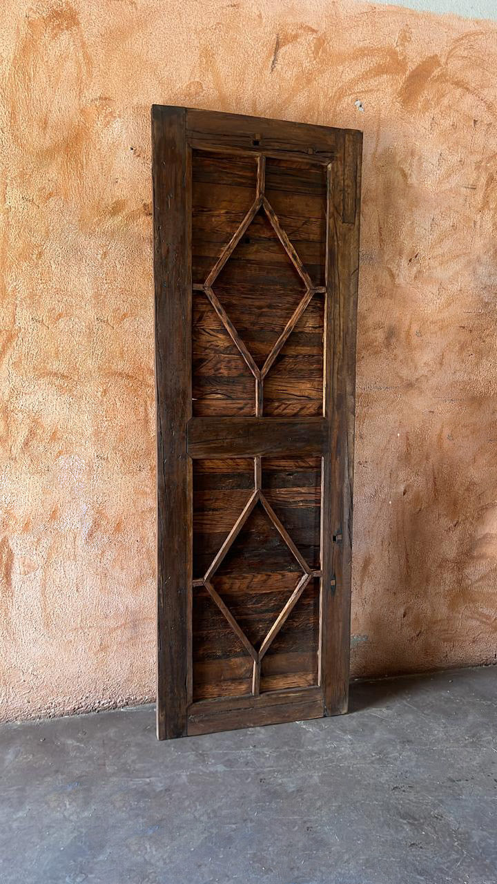 Rustic Railroad tie Door