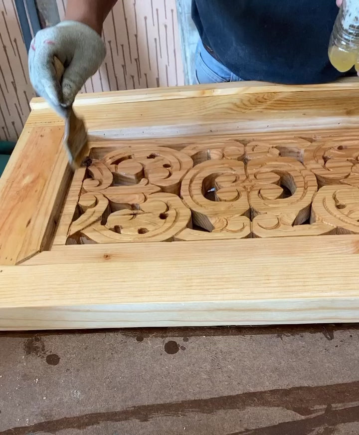 Cassandra Carved Barn Door